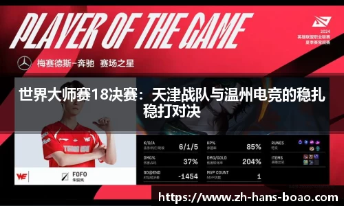 世界大师赛18决赛:天津战队与温州电竞的稳扎稳打对决
